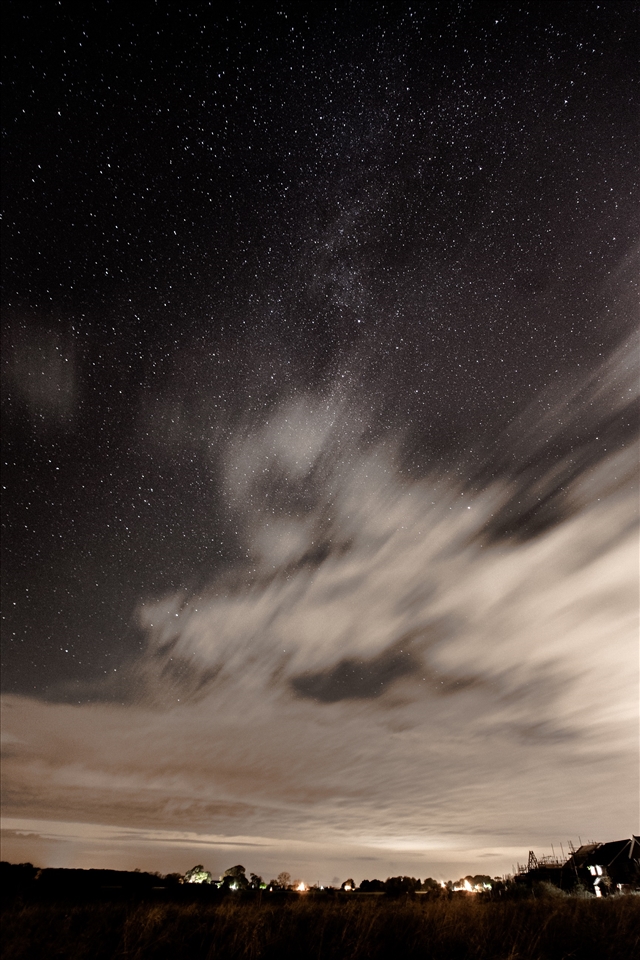 My first ever go at the Milky Way from the UK, Clouds had other ideas..