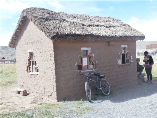 Mud Shoe's cousin, Mud Hut. Near Tiwanaku ruins.