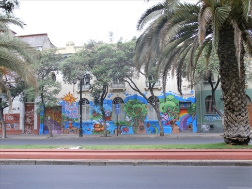 Barrio Brasil. Santiago.