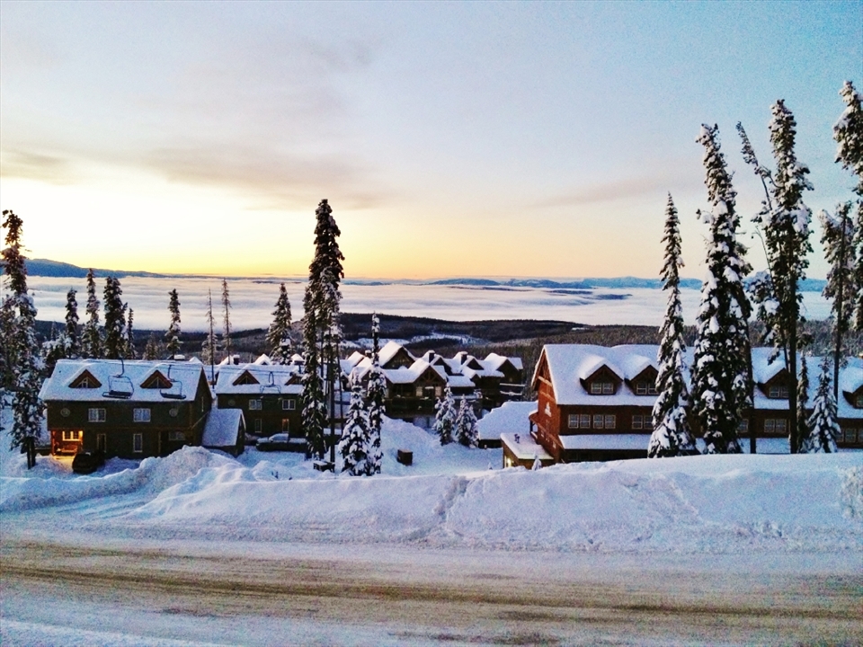 An amazing sunrise, as seen from above the clouds. One of the perks of working the night shift is that I get to witness every sunrise on the mountain.