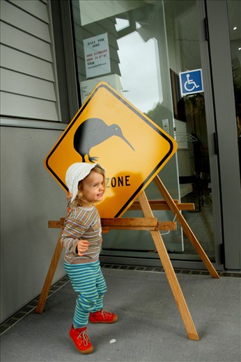 Lilly in der Kiwi Zone