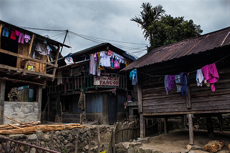 Fang-Od is a 93 year old Kalinga tattoo artist. She lives in Buscalan, Kalinga - about 15-16 hours by land from Manila. To get here, a traveller will have to take a 12 hr bus ride, about 4-5 hrs of jeepney ride, another 1 hr in the minivan and a long trek which can take 2-3 hours, depending on your level of fitness. This is the home of the Butbut tribe. Back then, the people here were known to be fierce warriors and headhunters for centuries. Today, I would consider this as one of the most peaceful places that I have been to. It has no phone signal and the people are very friendly and welcoming.