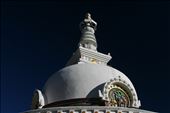 The dome of Shanti Stupa, Leh, Ladakh: by berossus, Views[577]