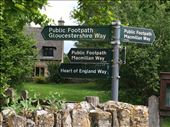 Typical street signage in the Cotswolds - LOVE the names!  Very 'hobbitlike'.: by bethkelley44, Views[120]