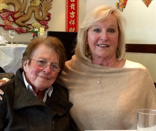 Mom and Aunt Audrey (Grandad's sister)