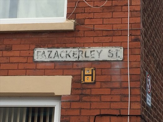 Nanny grew up on this street! (and I think I have a new politically correct swear word 'ah fazakerly'!!)