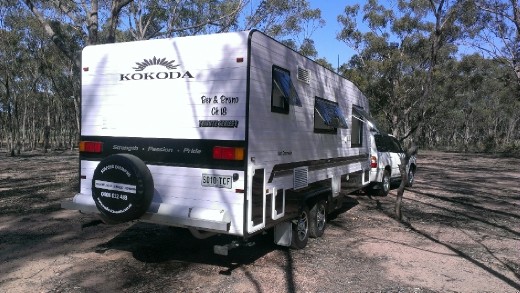 Our Van at Knowsley National Park