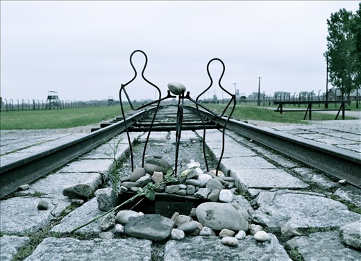 Prisoners were sent to Auschwitz by rail before a Nazi 'doctor' assessed every person as to whether they were fit to work or not. Those deemed unfit were never told they faced death.