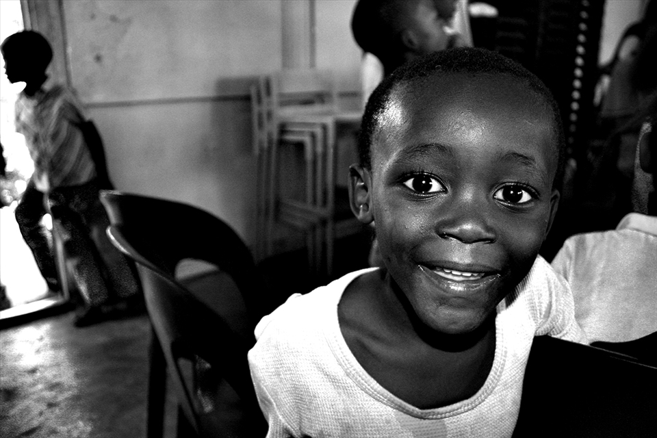 We were lucky enough to go to a youth centre in Kliptown, and the kids loved the cameras. 'Shoot us