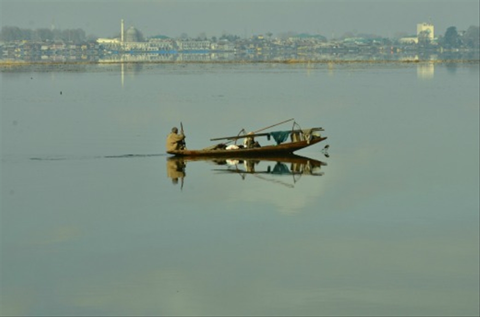 The Majestic Dal lake- where an unique society  flourishes over its water.