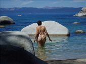 Cathy changed into her favorite red g-string bottom once. A man even told her how much he liked it.: by bilinda, Views[3191]