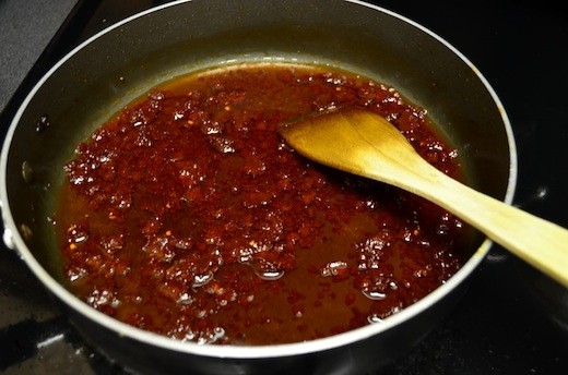 Finished Cooking Tomato Paste