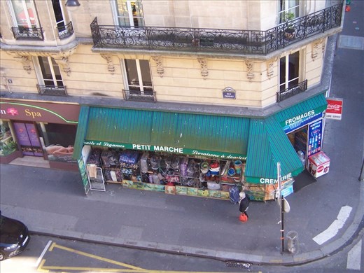 Paris -- view from apartment looking left
