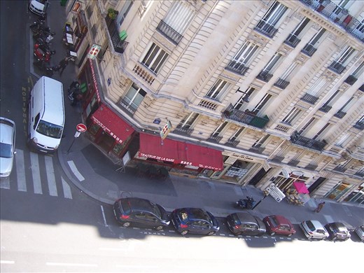 Paris -- view from apartment looking right