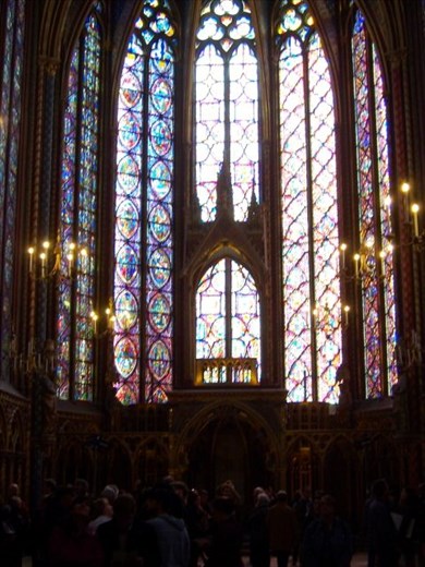 Sainte Chapelle stained glass -- upper chapel.10