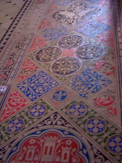 Sainte Chapelle painted floor -- upper chapel.01