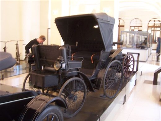 Paris -- Musee des Arts et Metiers -- early automobile
