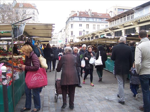 Paris -- Marche d'Aligre farmers'/flea market on a late Sunday morning.01