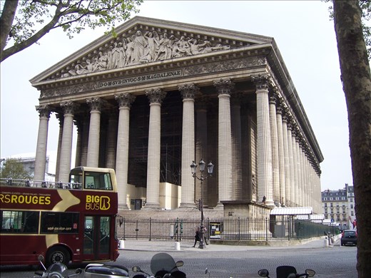 Paris -- Eglise de Madeleine -- site of funerals for Louis XVI and Chopin