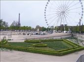 Paris --Place de Concorde from Jardin des Tuileries with Wheel.02: by billh, Views[206]