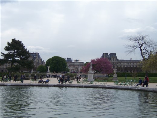 Paris -- the Louvre from the Jardin des Tuileries