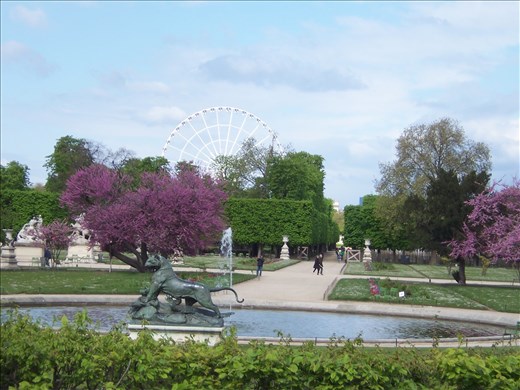 Paris -- View to the north from the Jardin des Tuileries