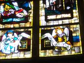 Paris -- Eglise St Eustache -- stained glass donated by butchers guild (1500's): by billh, Views[181]