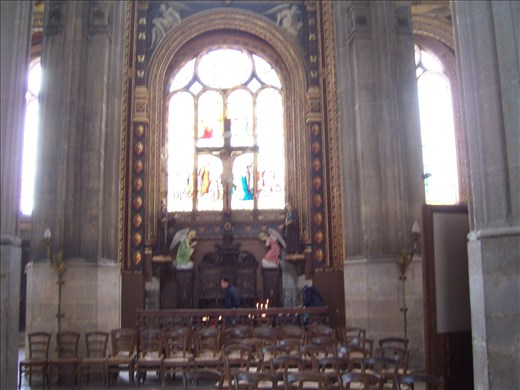 Paris -- Eglise St Eustache -- side chapel
