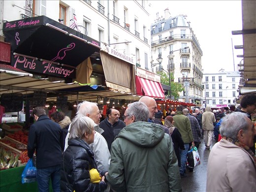 Paris -- Marche d'Aligre farmers'/flea market on a rainy Saturday morning.05