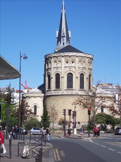 Paris -- church at Place de Jeanne d'Arc