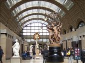 Paris -- Musee d'Orsay -- grand hall -- statue gallery on ground floor: by billh, Views[237]