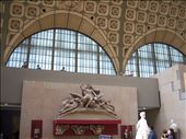 Paris -- Musee d'Orsay -- grand hall -- statue : by billh, Views[161]