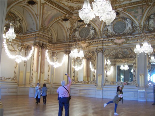 Paris -- Musee d'Orsay -- hotel ballroom circa 1900