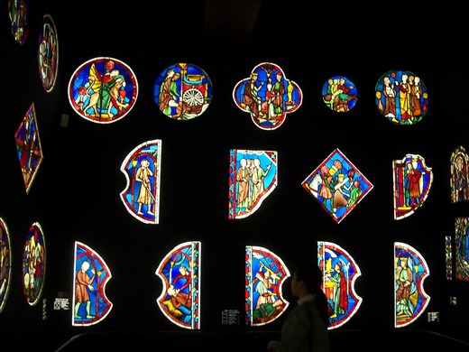 Paris -- Musee de Cluny -- painted glass