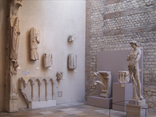 Paris -- Musee de Cluny -- statues from Notre Dame -- dating from 1100's