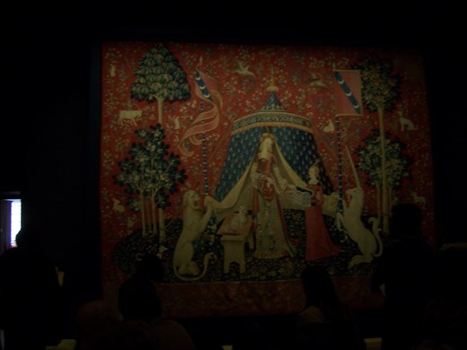 Paris -- Musee de Cluny -- tapestry -- dates to circa 1500