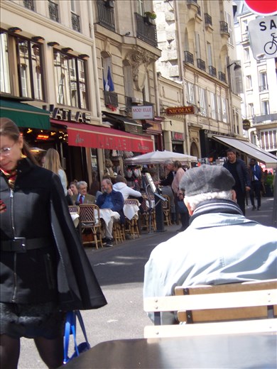 Paris -- French Quarter street scene.05