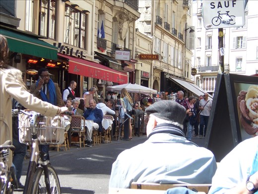 Paris -- French Quarter street scene.06