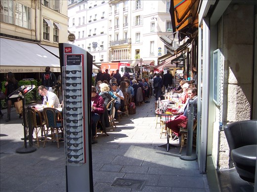 Paris -- Latin Quarter street scene.01