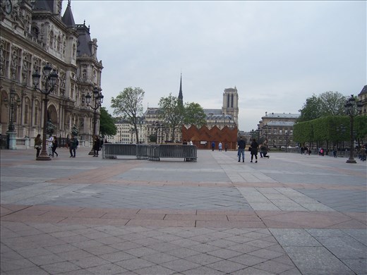 Paris -- Hotel de Ville -- square where Jeanne de Arc was burned at the stake