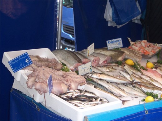 Paris -- Marche Segur -- octopus and other fish