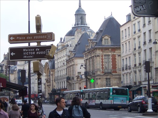 Paris -- street scene near Victor Hugo home