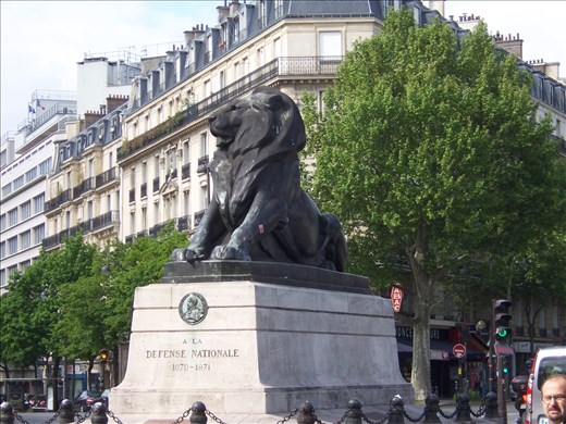 Paris -- 1871 statue on a roundabout near the catacombs