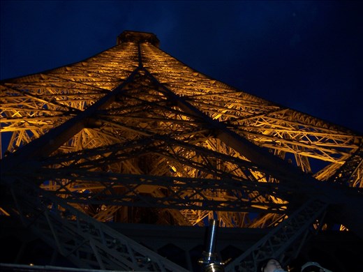 Paris -- Eiffel Tower lighted
