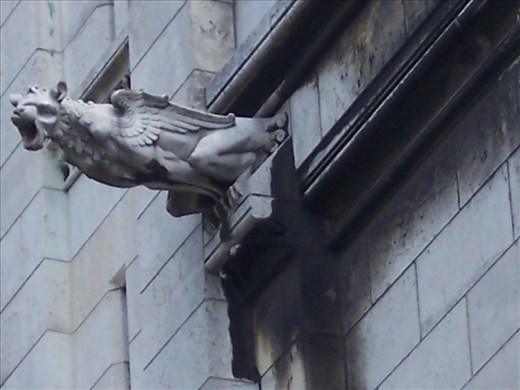 Paris -- Basilique du Sacre Coeur gargoyle.02