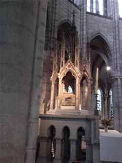 Paris -- Basilique de St Denis -- relics of St Denis
