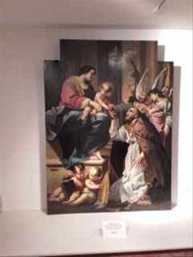 Paris -- Musee d'Arts et d'Historie -- Carmelite Convent -- painting on wood