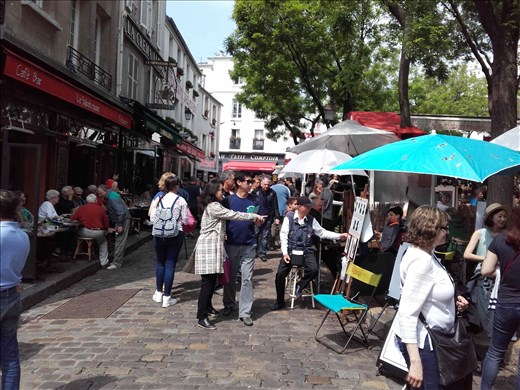 Paris -- Ville de Montmartre -- Place du Tertre -- artists' square.04