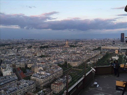 Paris -- Eiffel Tower -- evening towards Trocadero.02