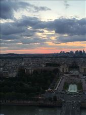 Paris -- Eiffel Tower -- sunset looking towards Trocadero.02: by billh, Views[272]